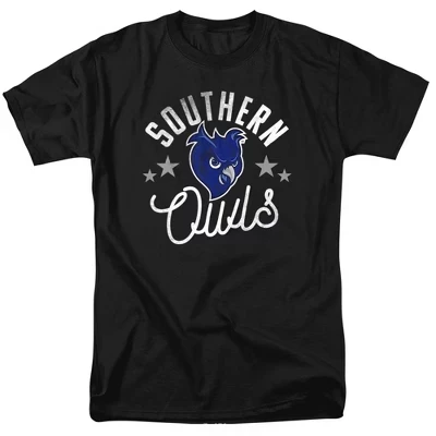 Мужская футболка Southern Connecticut State University Owls черного цвета