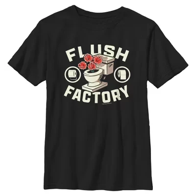 Футболка для мальчика Flush Factory черного цвета