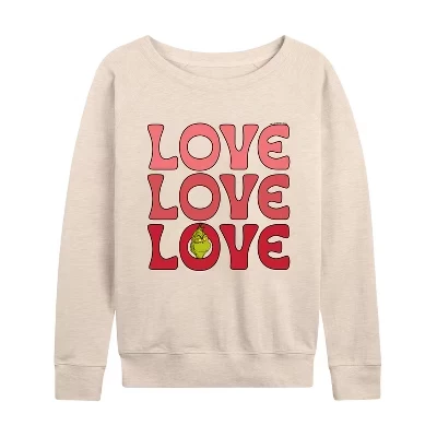 Женский лонгслив The Grinch Love Stack, березовый