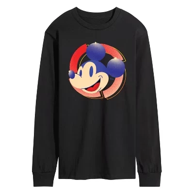 Мужской лонгслив Disney Mickey Badge, черный