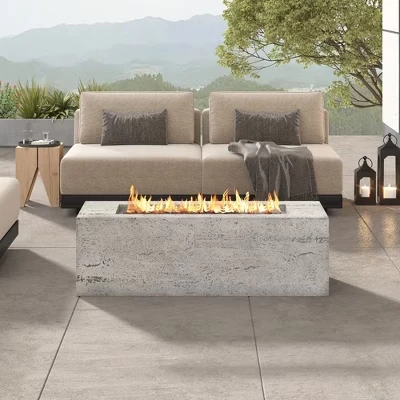 Газовая костровая чаша ModernLuxe 40 000 BTU, бежевая