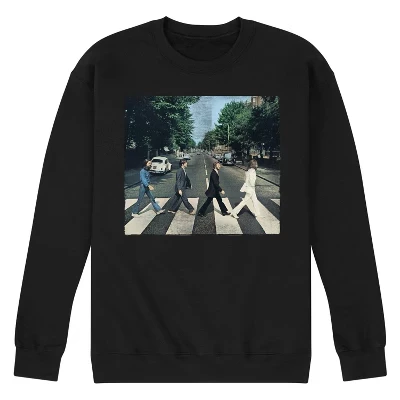 Мужская флисовая толстовка Abbey Road с графическим рисунком, черный