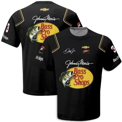 Многоцветная футболка Dale Earnhardt Jr. 2023 Bass Pro Shops в сублимированной униформе Pit Crew