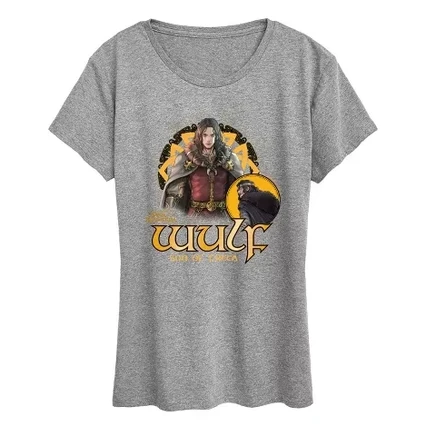 Женская футболка The Lord of the Rings Wulf, серый меланж