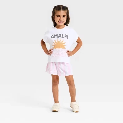 Комплект для девочки Grayson Mini из 2 предметов, розовый