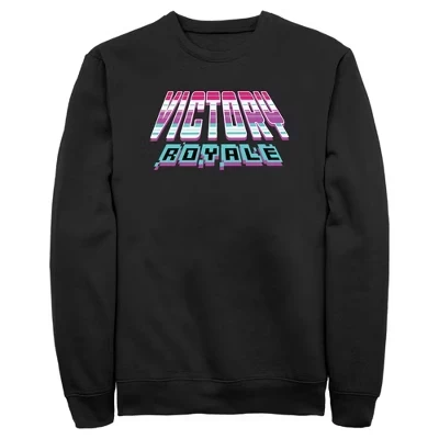 Мужская толстовка в стиле ретро Victory Royale черного цвета