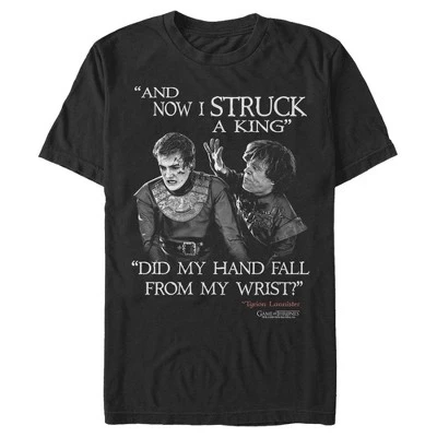 Мужская футболка Game of Thrones Тирион, чёрная
