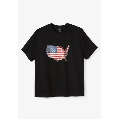 футболка с надписью KingSize Americana Screen Tee americana