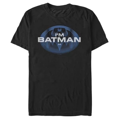 Мужская футболка DC Comics «Флэш: Я Бэтмен», черная