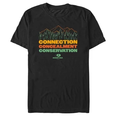 Мужская футболка Connection Conceivalment Conservation, черная