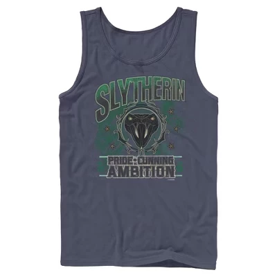Мужская майка Slytherin Pride and Ambition синего цвета