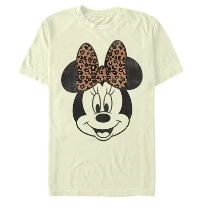 Мужская футболка Mickey Mouse, бантик, бежевая