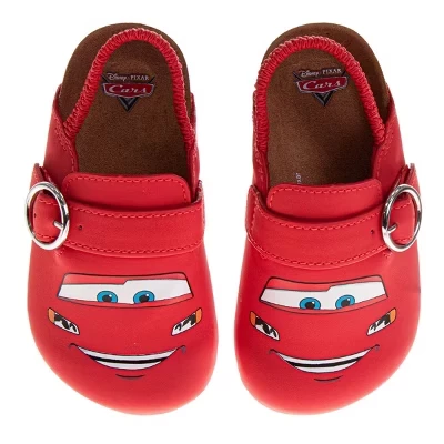 Сабо для мальчиков Cars Lightning McQueen - слипоны, пробковые сандалии и босоножки Mule (для малышей) красные