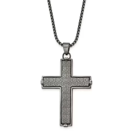 Мужское ожерелье Black Bow Jewelry из нержавеющей стали, 61 см