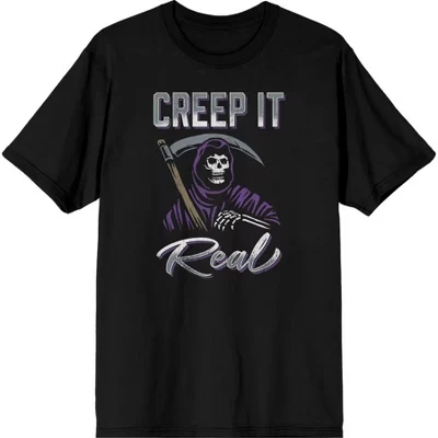 Мужская футболка Bioworld «Creep It Real», черная