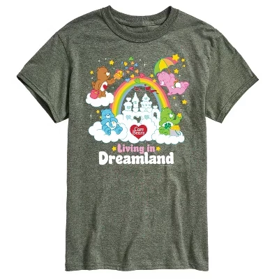 Мужская футболка Care Bears «Living In Dreamland», зеленая