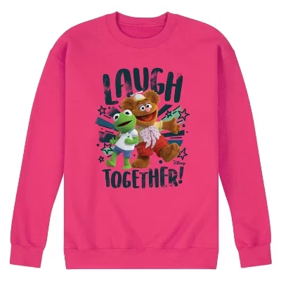 Мужской свитшот Muppet Babies Кермит и Фоззи, пурпурный