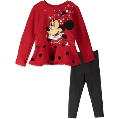 Детский комплект Disney Minnie Mouse флисовый, мультицвет