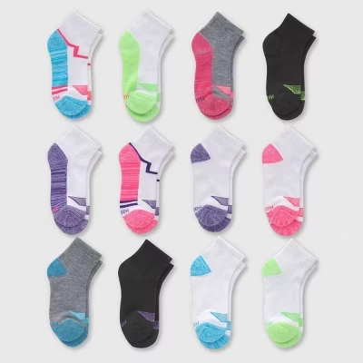 Носки для девочек Hanes, 12 пар