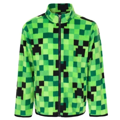 Куртка для мальчиков Minecraft Creeper, зелёная