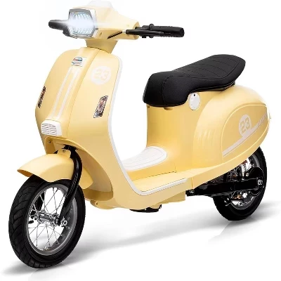 Детский электромотоцикл Acekool 24 В 350 Вт, бежевый (8–14 лет)