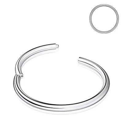 Серебристо-золотые кольца в нос для женщин и мужчин, 20 г хирургической стали, гипоаллергенное кольцо для хряща губной перегородки, украшения для пирсинга на День святого Валентина