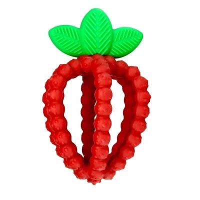Прорезыватель для зубов Razbaby RaZberry Bites красный