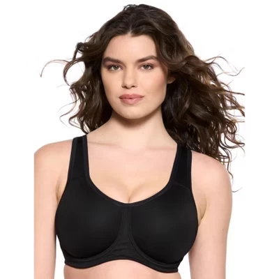 Спортивный бюстгальтер Paramour by Women's Body X на косточках черный