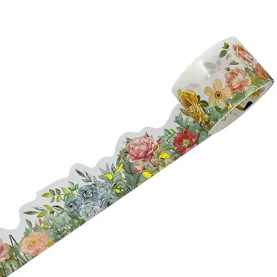 Декоративный скотч Wrapables, розы, 30 мм × 3 м