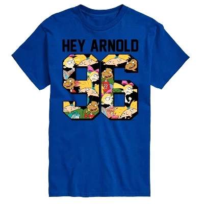 Мужская футболка Hey Arnold Arnold 1996, синяя