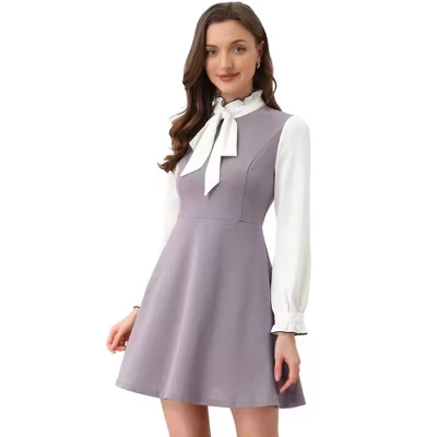 Женское платье INSPIRE CHIC с рюшами, серое