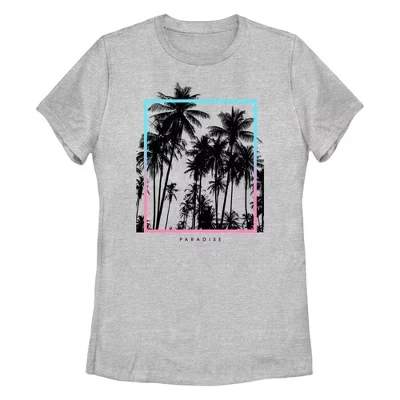 Женская футболка Lost Gods Palm Tree Paradise, спортивная футболка heather