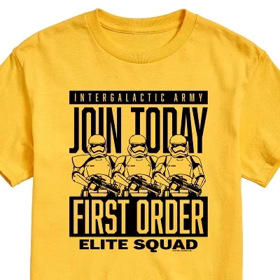 Men's -  - Join First Order Short Sleeve Graphic T-Shirt yellow