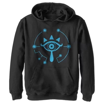 Толстовка для мальчиков Nintendo Zelda Eye, черная