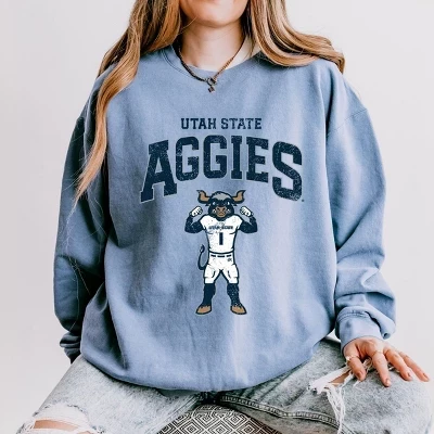 Utah State Aggies Big Blue - Женская легкая одежда, окрашенная в синий цвет