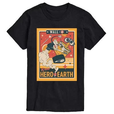 Мужская футболка New Hero of the Earth с коротким рукавом и графическим рисунком, черная