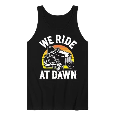 Мужская майка с графическим рисунком We Ride At Dawn Mower, черная