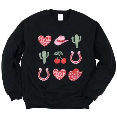 Женский свитшот Simply Sage Market Cowgirl, темно-синий