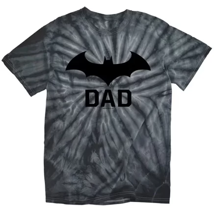 Мужская футболка Hush Dad Tie Dye, черная монохромная