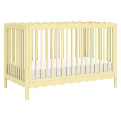 Детская кроватка Babyletto Swell 4-в-1 с комплектом, желтая