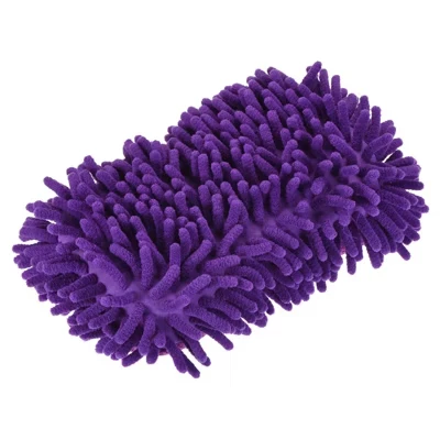 Перчатка для уборки Unique Bargains, губчатая, фиолетовая