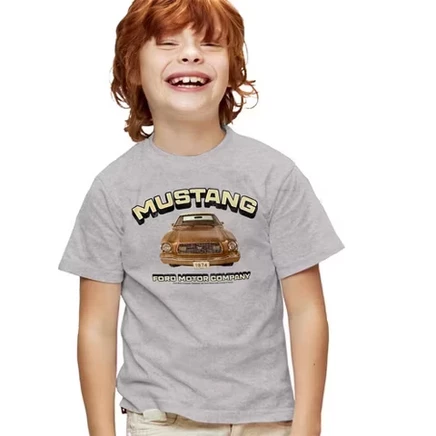 Мужская ретро-футболка Mustang athletic heather