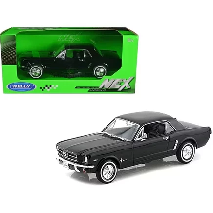 Модель Ford Mustang Coupe Welly, 1964, 1:24, черная
