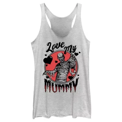 Женская спортивная майка Universal Monsters Mother's Day Love My Mummy Racerback