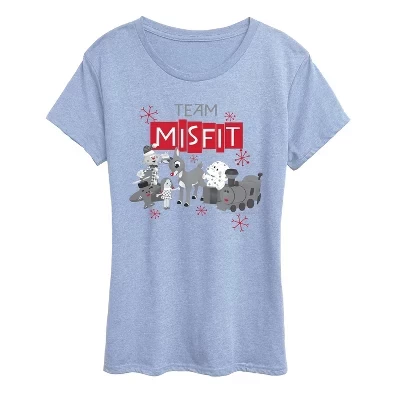 Женская футболка с коротким рукавом Rudolph - Team Misfit с графическим рисунком