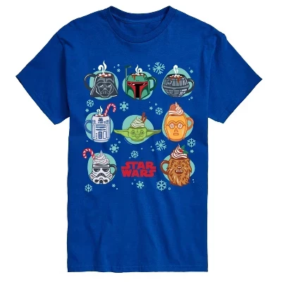 Мужская футболка Star Wars «Рождество», синяя