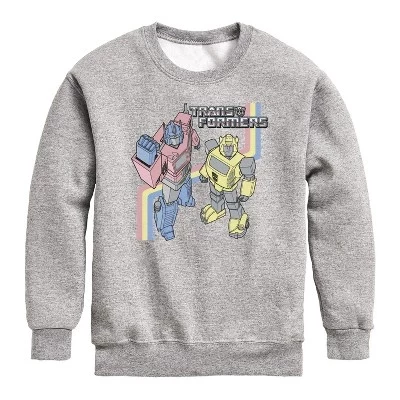 Толстовка для мальчиков Transformers, Optimus, серая