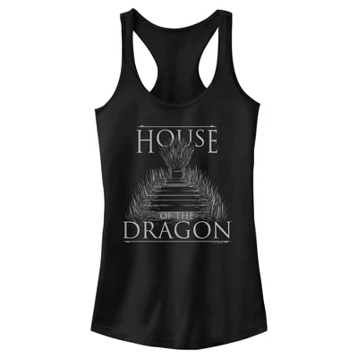 Женская майка Game of Thrones Iron Throne, черная