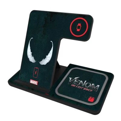 Зарядная станция Keyscaper Marvel 3 в 1, 15 Вт, Venom