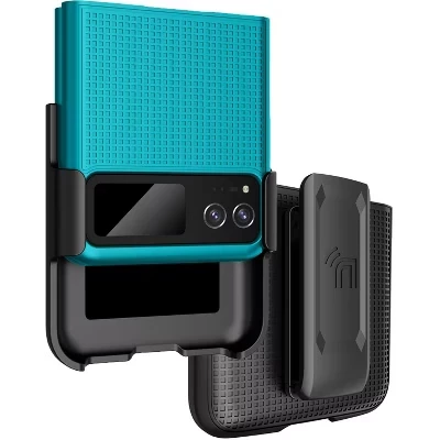 Чехол‑кобура Nakedcellphone для Motorola RAZR 40, бирюзовый